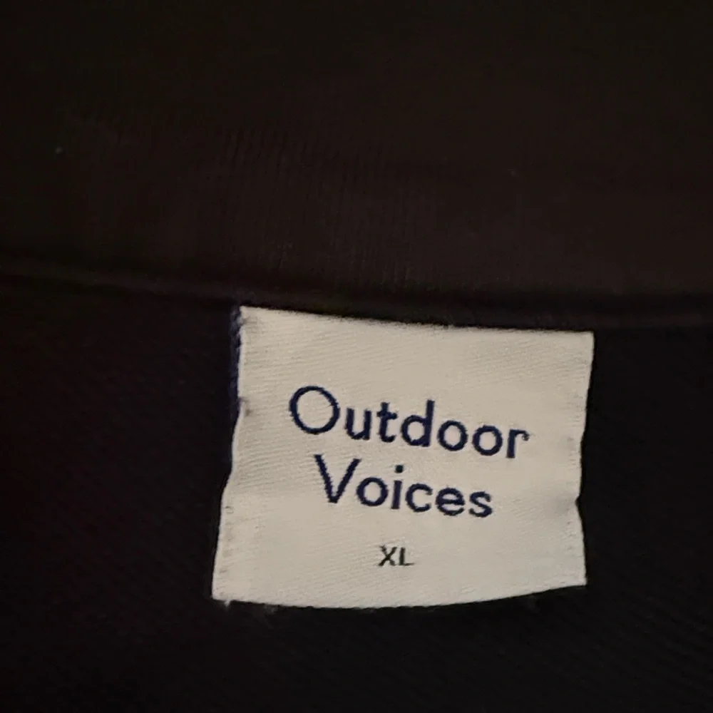 Outdoor Voices Black Half-Zip - Picture 3 of 4